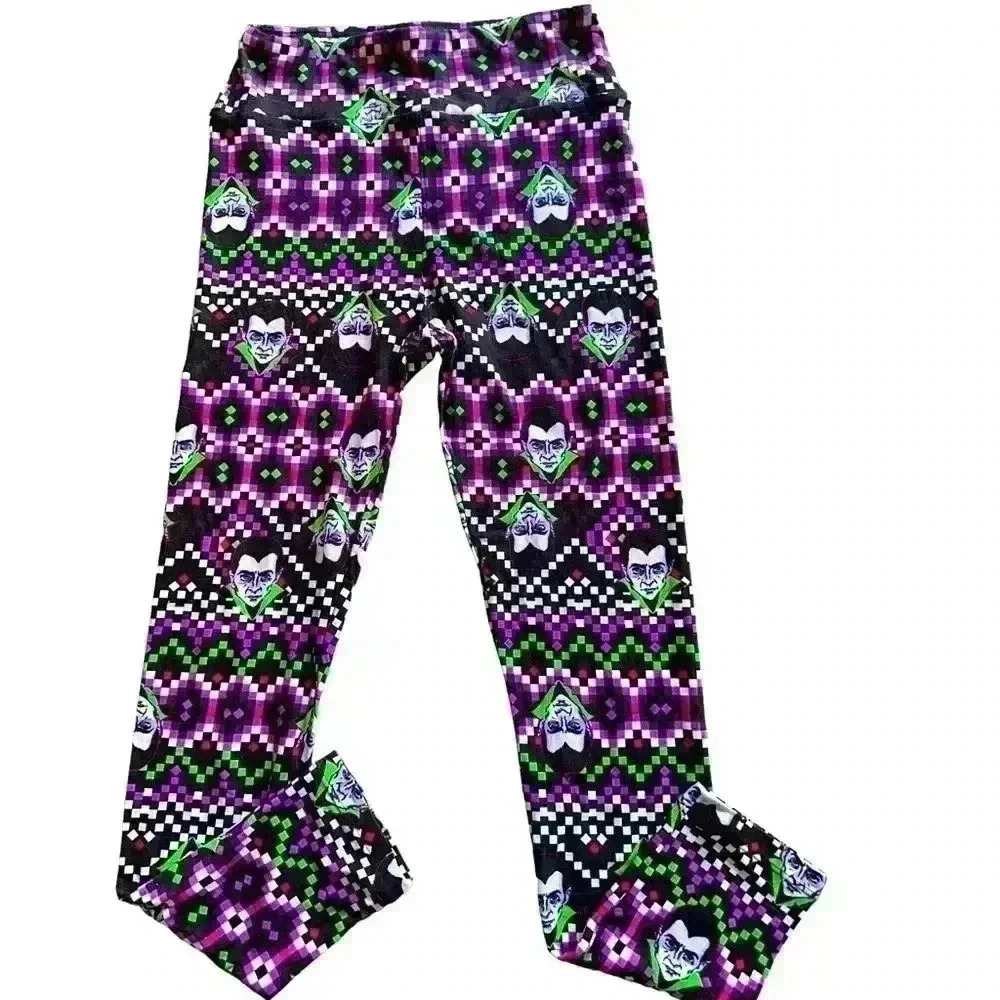 Lularoe one size Dracula Halloween legging OG designer Patrick.Og fit & quality.